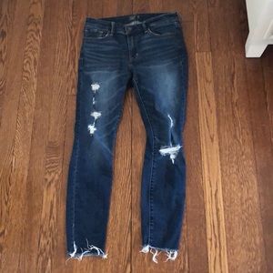 Abercrombie Blue ripped Jeans